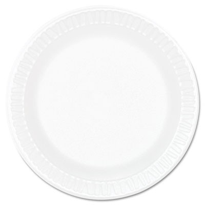 Concorde Foam Plate, 6" Diameter, White