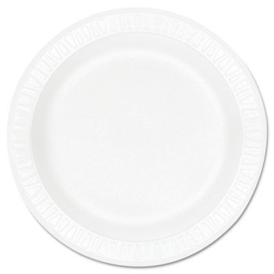Plate 9" White Foam Dinner Concord 125/BG 4/CS
