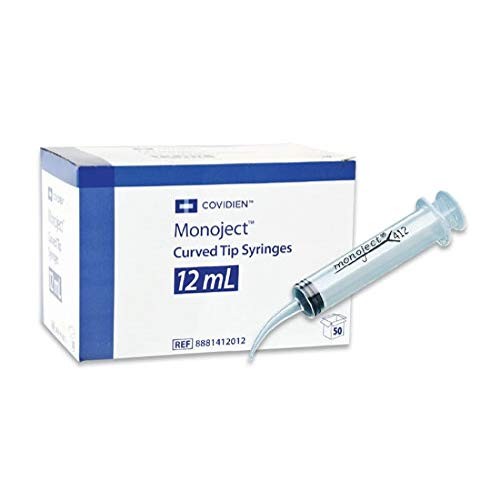 Syringe Curved Tip Monoject 12ML 8/PKG