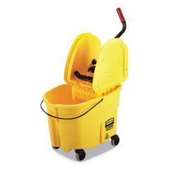 Bucket/Wringer 35 Quart Yellow WaveBrake 2.0