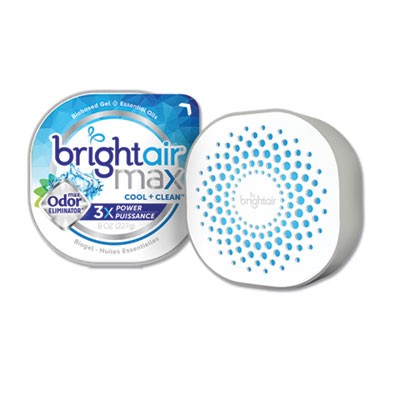 Max Odor Eliminator Air Freshener Cool and Clean 8 oz Jar 6/CS