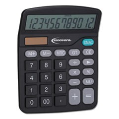 Calculator Portable Desktop 12-Digit LCD