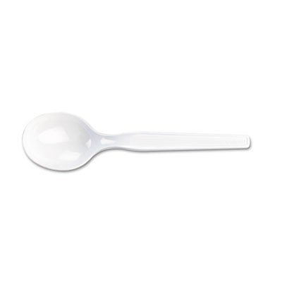 Plastic Tableware, Heavy Mediumweight Soup Spoon