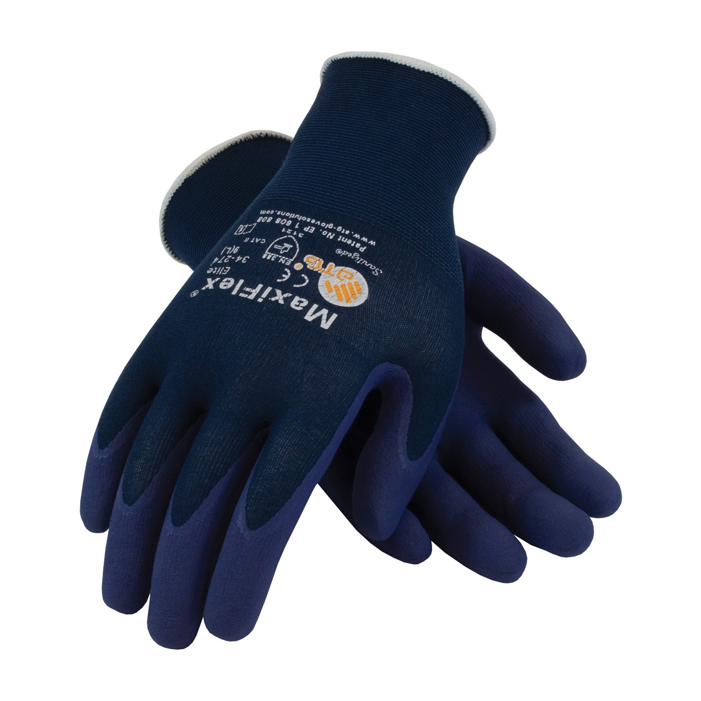 Glove MaxiFlex Elite Nylon Shell, MicroFoam Nitrile Coating XXLarge DZPR/CS