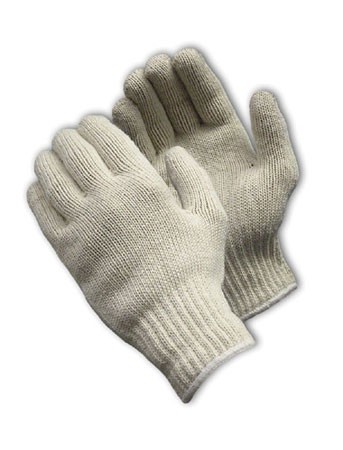 Glove Cotton/Polyester Knit 7 Guage Natural Hvy. Wgt 25DZPR/CS