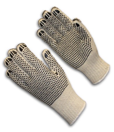 Glove Seamless Knit PVC Coated Large 1DZPR/BAG 12/CS