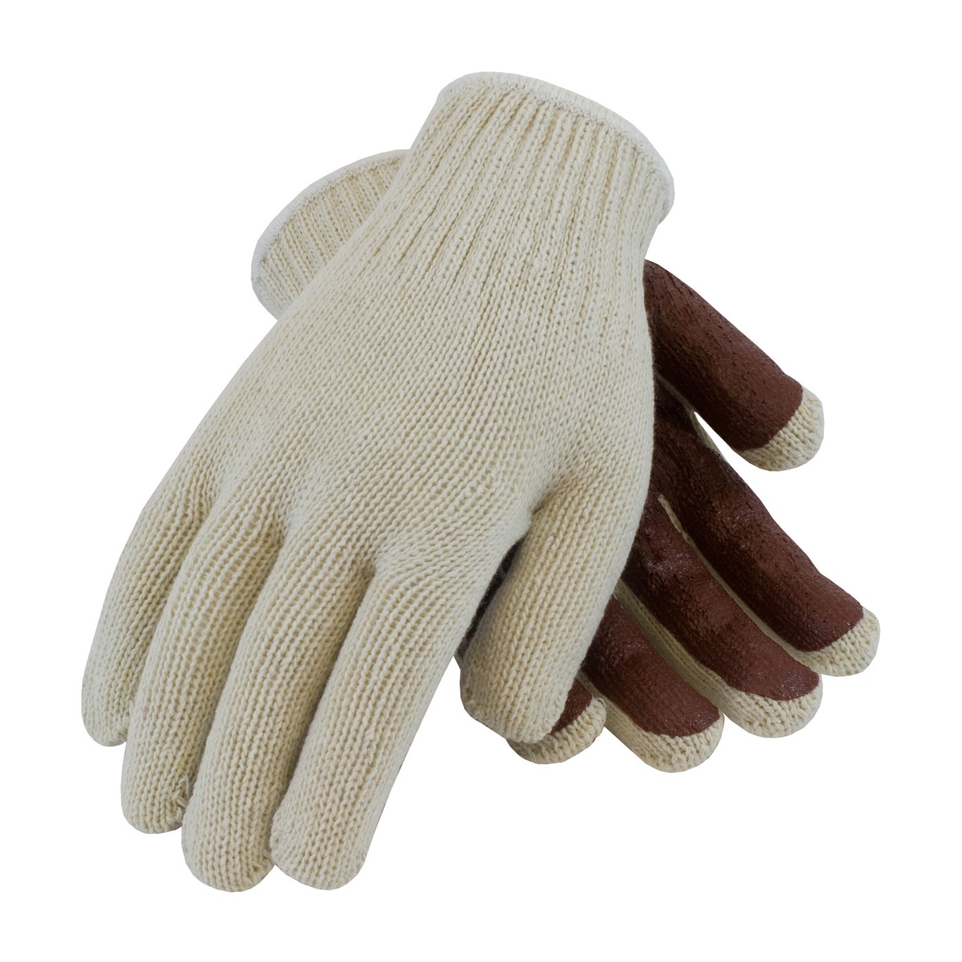 Cotton/Polyester, 7G, Reg Wgt, Rust PVC Palm Coating Size Small