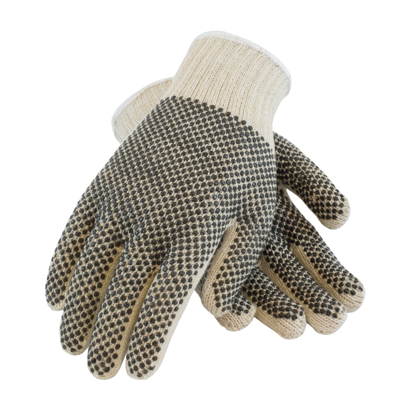 Glove Seamless Knit PVC Coated Double Sided Dense LRG 12PR/BG 20/CS