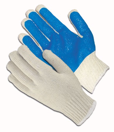 Cotton/Polyester,10G Med Wgt, Rust PVC Palm Coating Size Small