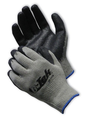 G-Tek 10G Gry. Cotton/Polyester Shell, Blk. Nitrile Coating Size Small