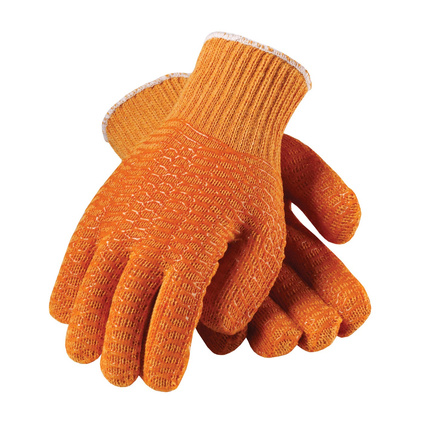 Honeycomb Criss-Cross PVC Coated, Orn. Polyester Knit Shell Size Medium