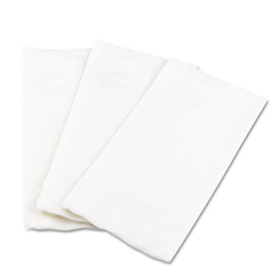 1/8 Fold Dinner Napkins, 16x15, White