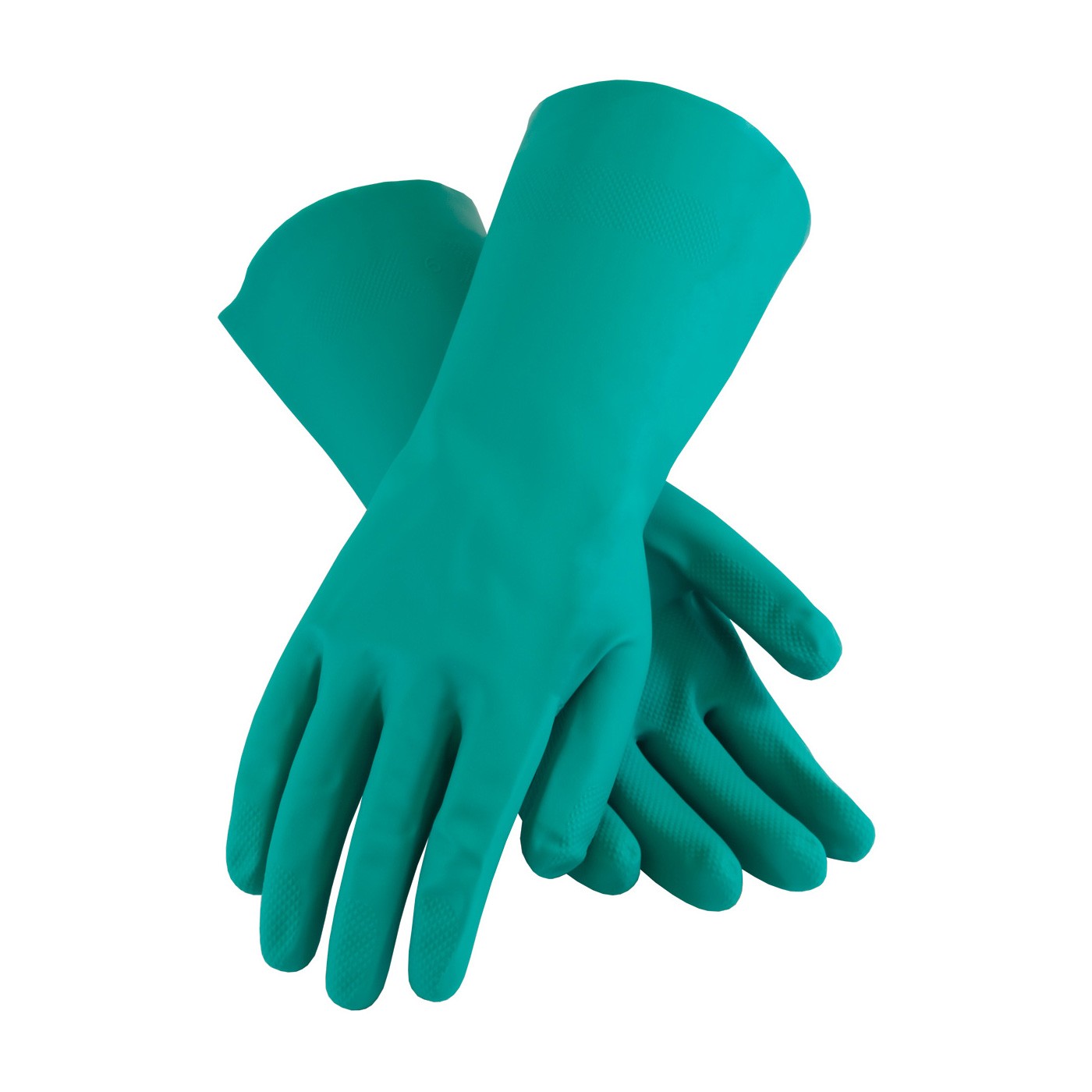 Glove Nitrile 14 Mil Unlined Green Diamond Grip 13" SML 12 DZPR/CS