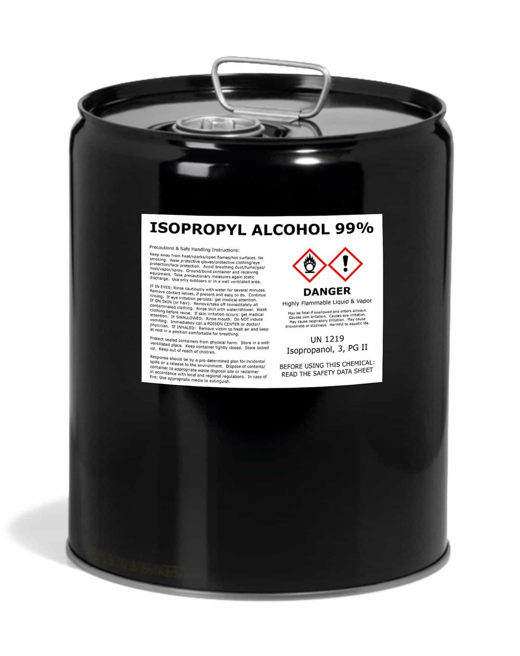 Chem Isopropyl Alcohol HiPurity 99.9% Tech Grade 5Gal 36/PLT