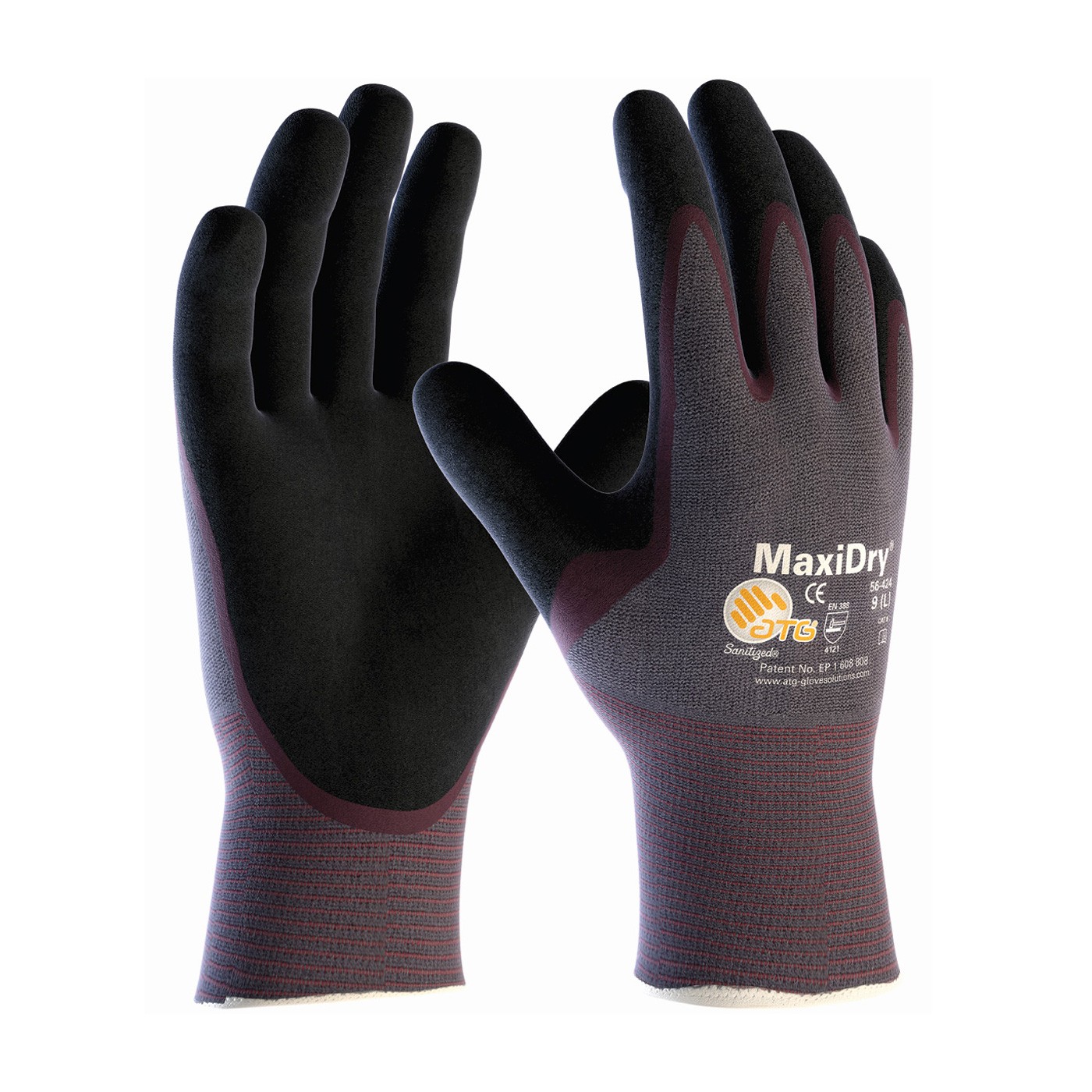 Glove "Maxidry" Coated Palm & Finger Small 6DZPR/CS