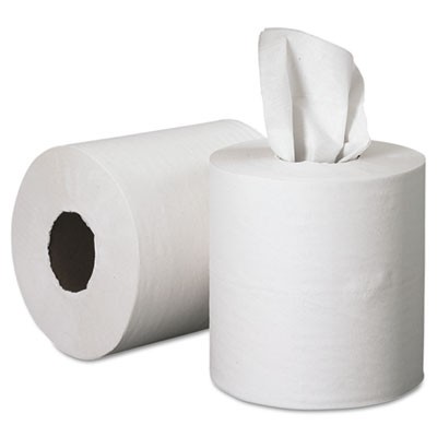 SCOTT Roll Control Center Pull Towels, 8x12, White