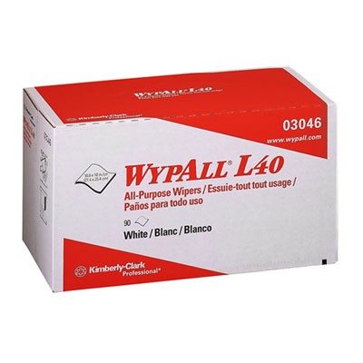 Wipe 10.8x10 WypAll L40 in popup box 90/bx 9/cs