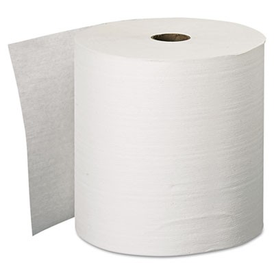 KLEENEX Hard Roll Towels, 8" x 600', White
