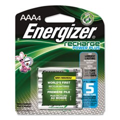 Batteries 'AAA' Rechargeable Energizer 4/PKG