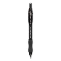 Pen Roller Ball Retractable Gel Black Fine 12/BX