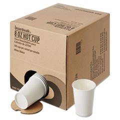 Cup 8OZ Hot White Convenience Pack 9 Cups/Sleeve 34 Sleeves/Cs