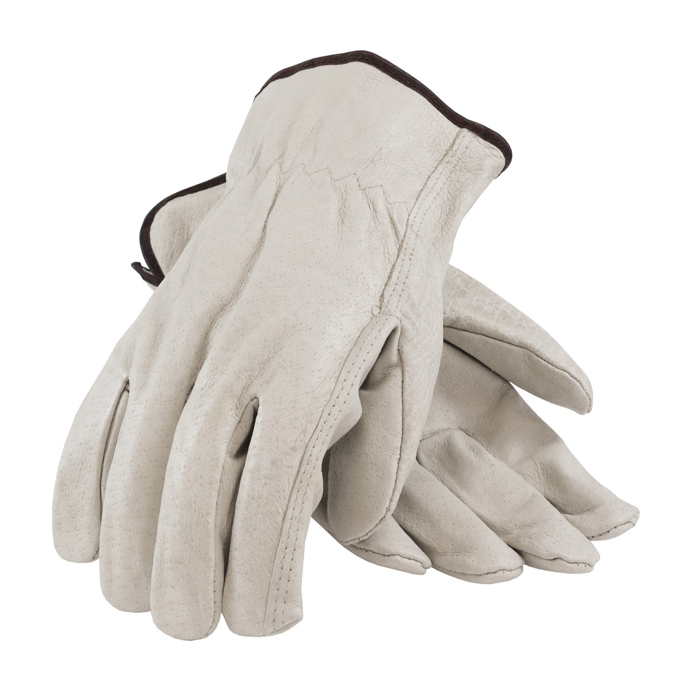 Top Grain Pigskin Drivers, Industry Grade, Straight Thumb Size Small