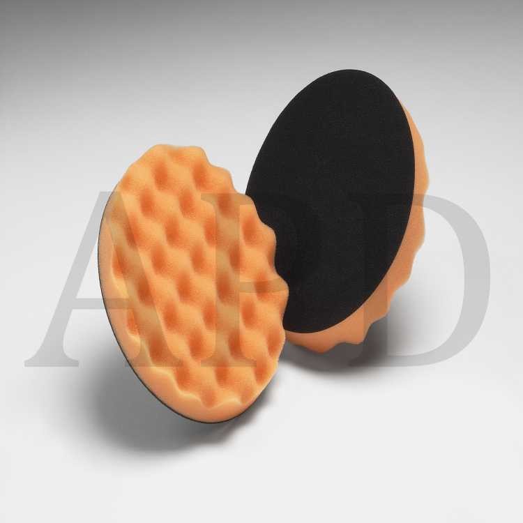 Pad 5.25" Buffing Orange Foam Black Loop 50/BX