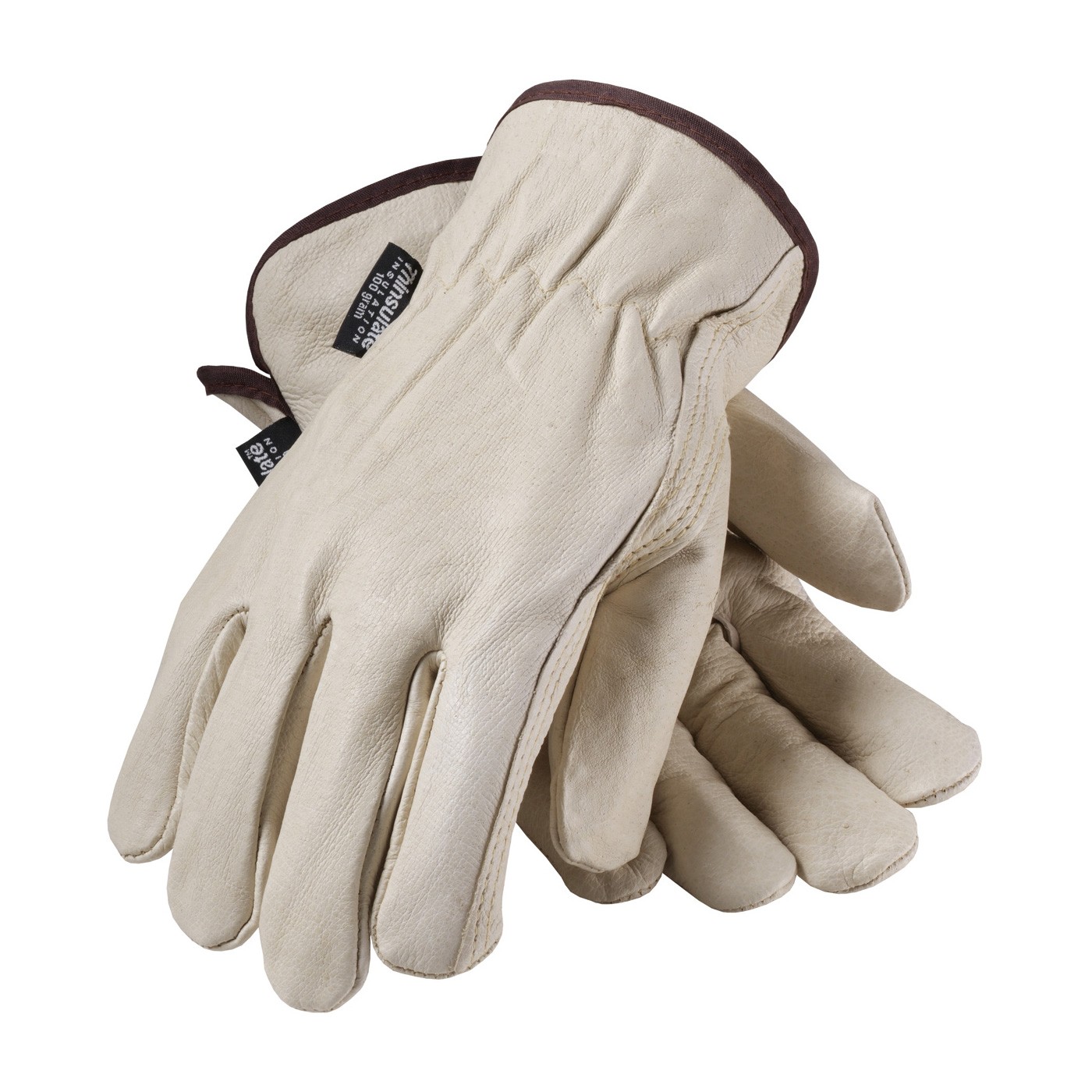 Top Grain Pigskin Drivers, Premium, Thinsulate Lining, Keystone Thumb Size Large