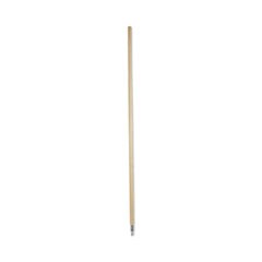 Broom Handle 1.125 x60" Metal-Tip Threaded End