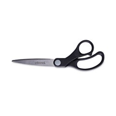Scissor 8" Staineless Steel Office Scissors Bent Black