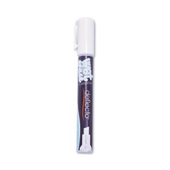 Liquid Chalk Marker Chisel White 4/PKG