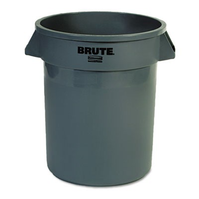 Can Plastic Brute 20 Gallon Gray dia19.5x22.875h