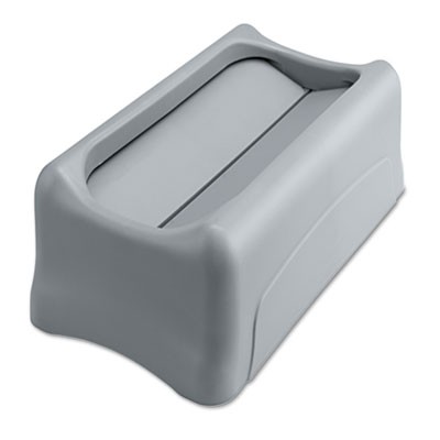 Swing Lid for Slim Jim Waste Container, Gray