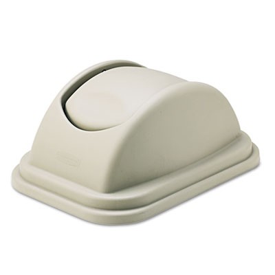 Rectangular Free-Swinging Plastic Lids, Beige