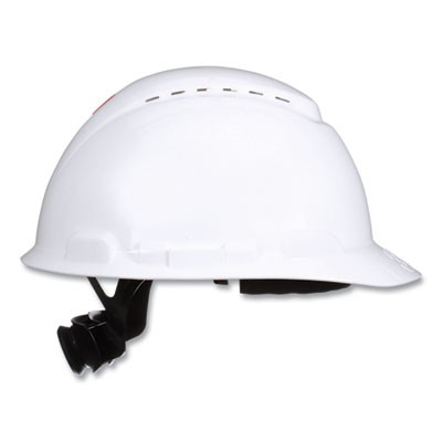 Hard Hat With Four Point Ratchet Suspension White