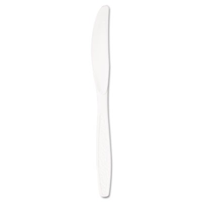 Guildware Heavyweight Plastic Knives, White