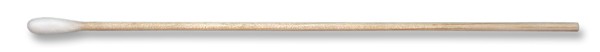 Swab 6"x3/16 Cotton Tip Wood Shaft 100/BG 10/CS