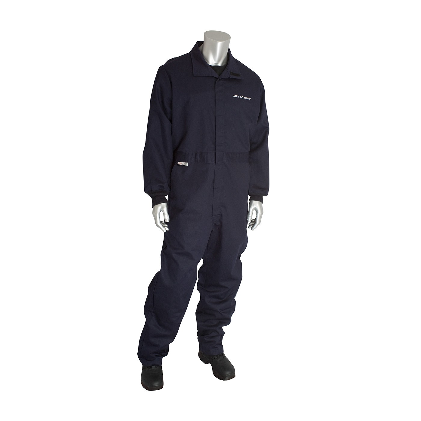 8 Cal FR Dual Cert. 7oz. Coverall, NFPA 70E & NFPA 2112, Navy Size 2X-Large