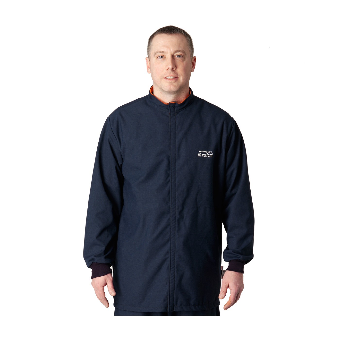 40 Cal Ultra Light FR Jacket, NFPA 70E, ASTM F1506, 37% Lighter, Navy Size 3X-Large