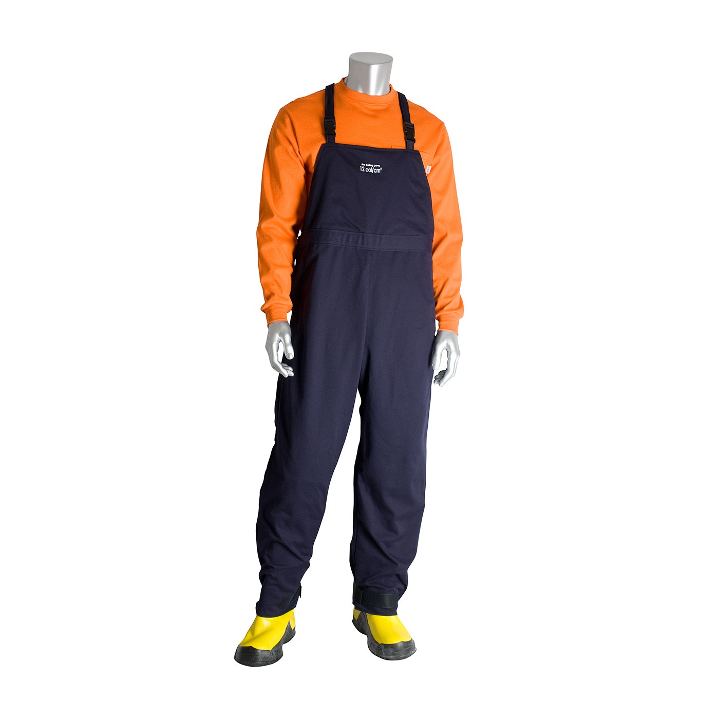 12 Cal FR Overall, 9oz. Cotton NFPA 70E/ASTM F1506, Navy Size 3X-Large