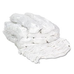 Mop Head Cotton/RayonLoop End Medium White 12/CS