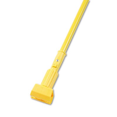 Mop Handle Plastic Jaw Yellow Vinyl Covered Aluminum 5"