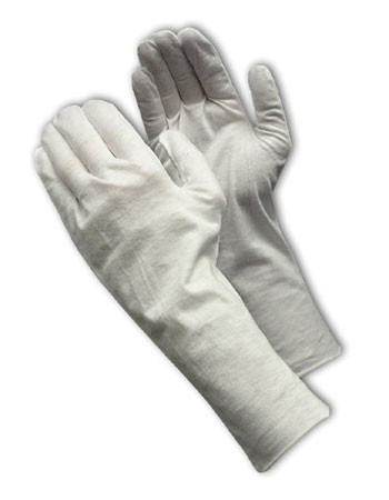 Cotton Lisle, Med Wgt, Premium, Unhemmed, 14 Inch