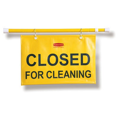 Site Safety Hanging Sign, 50w x 1d x 13h, Yellow