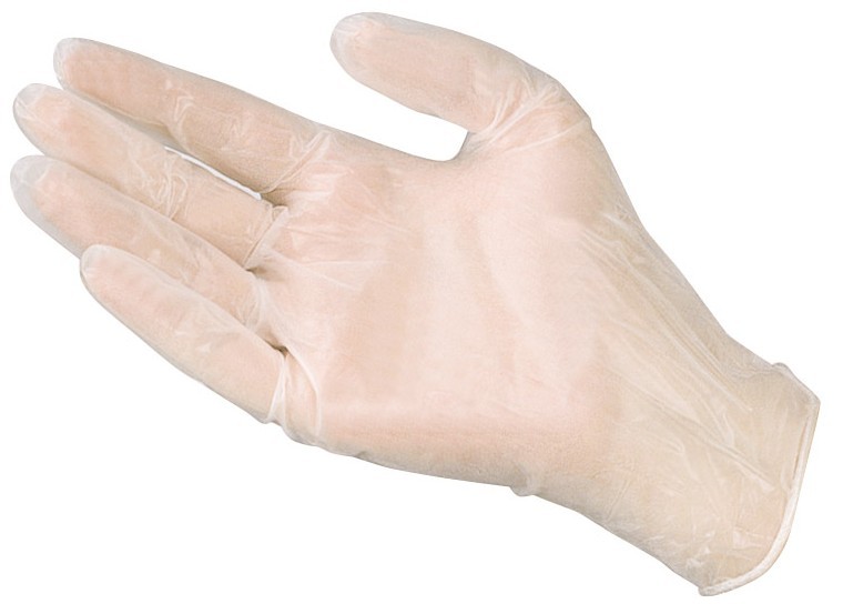 Glove Vinyl 9" Antistatic P/F Small 100/BG 10/CS