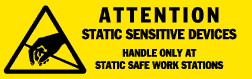 Label .625x2 Attn Static Sensitive Device 1000/RL RD29913