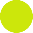 Label .75" Fluorescent Green Circle 1000/RL