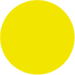 Color Code Labels - circles 1" dia. fluor. chartreuse 1000/RL