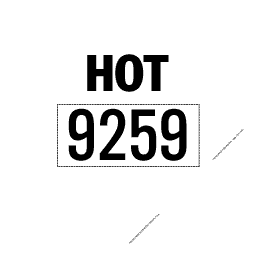 D.O.T. placards - misc - elevated temperature placards - Packaged25