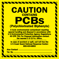 Danger and Caution Labels 6" x 6" 50 Labels/pkg/sheeted